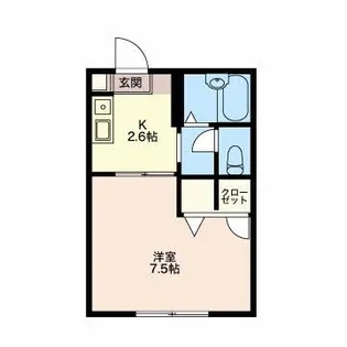上島ビギン【1階】の間取り