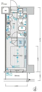 ブライズ板橋CREVISTA【3階】の間取り