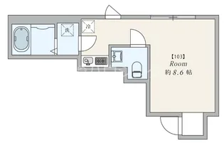 AW中野松が丘【1階】の間取り