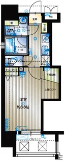 アクタス薬院アネックス【2階】の間取り