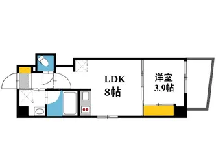 ELETTA吉島【4階】の間取り