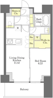 プライムメゾン江古田の杜イースト【7階】の間取り