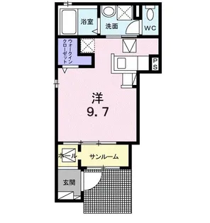 ノーブル・IV【1階】の間取り