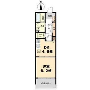 willDo太閤通【6階】の間取り