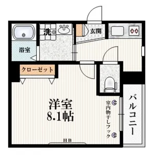 ロゼ・プランドール【3階】の間取り