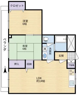メゾン・まろうど【3階】の間取り