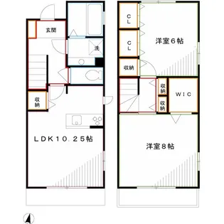 ソレイユ・ルヴァンB棟の間取り
