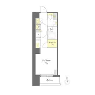 プライムメゾン日本橋馬喰町【10階】の間取り