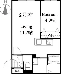 Lapis lazuli発寒【3階】の間取り