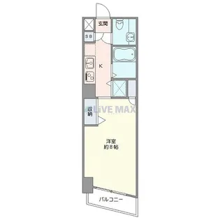 メゾン・ド・ヴィレ目黒【4階】の間取り