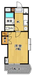 パークハイツ麓山【1階】の間取り