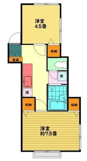 る・ふれぐらんす【1階】の間取り