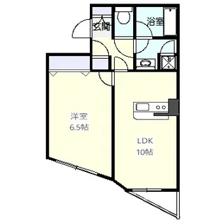 ハピネス平井【5階】の間取り