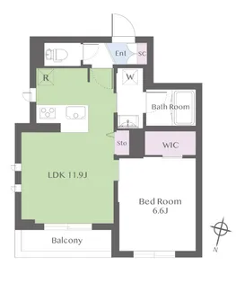 La Porte Otowa【3階】の間取り