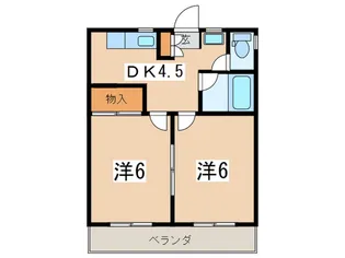 マリ-ノエル【2階】の間取り