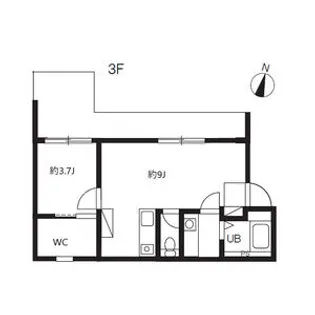 アピチェ池上【3階】の間取り
