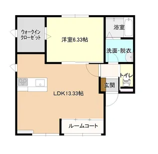 ドライデンコートB棟【2階】の間取り