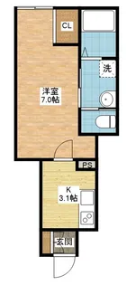 ボナール今津【1階】の間取り