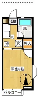 サンハイツ【1階】の間取り
