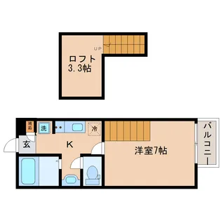 アスコット原町4丁目【1階】の間取り