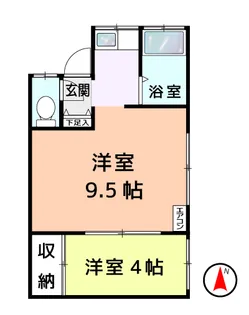 羽沢ビル【2階】の間取り