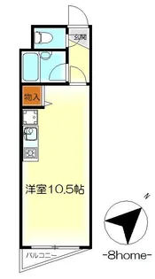 福岡ビル【2階】の間取り