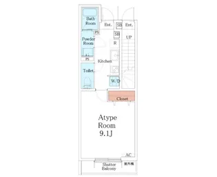 リブリ・富士【1階】の間取り