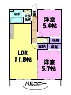 ユーミーグレース II【3階】の間取り