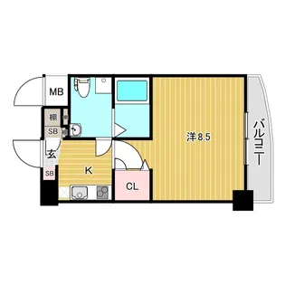 セレニテ甲子園II【5階】の間取り