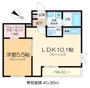 メゾン・アルチザン【2階】の間取り