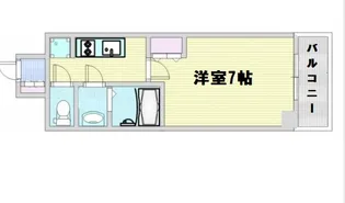 プレサンス大阪福島シエル【3階】の間取り