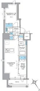 ルフォンプログレ横浜関内【13階】の間取り
