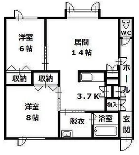 M’sハウス【1階】の間取り