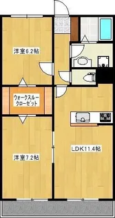 クロノス31田井島【9階】の間取り