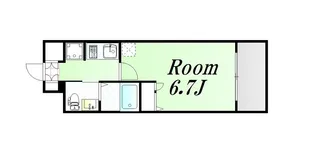 エステムコート梅田・天神橋IIIアヴァンテ【8階】の間取り