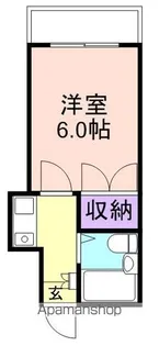 レオパレス市小路第2【1階】の間取り