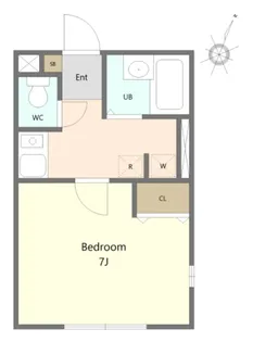 Chez Nous【2階】の間取り