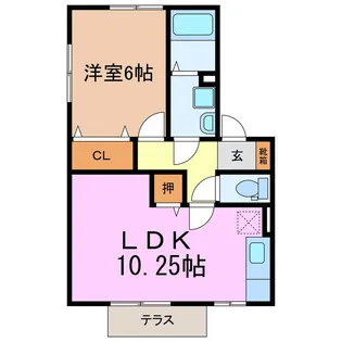 CLASS ONE Nisshin【1階】の間取り