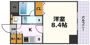 グランルージュ栄II【6階】の間取り