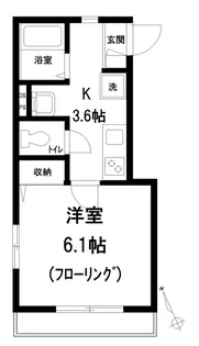 エクセル エヌ【1階】の間取り