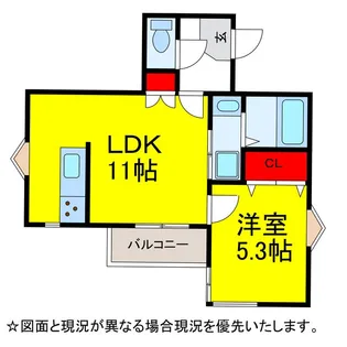 CoCoBASE【2階】の間取り