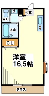 グリーンメゾネット【1階】の間取り