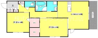 CASA KITANO【3階】の間取り