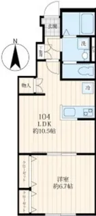 クレハ南大泉【1階】の間取り