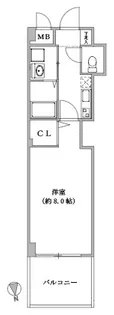 フォレスト梅田西【10階】の間取り