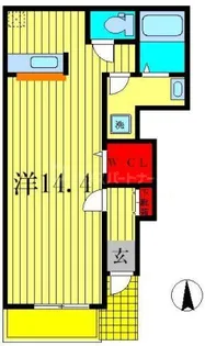 ベルビューコート【1階】の間取り