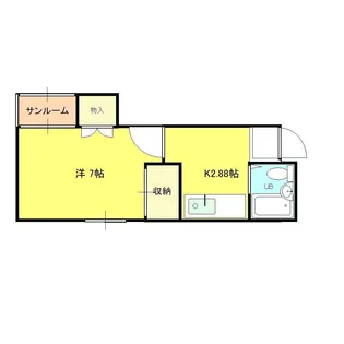 クローバー小立野【3階】の間取り