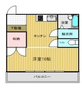 ルイーズ101【2階】の間取り