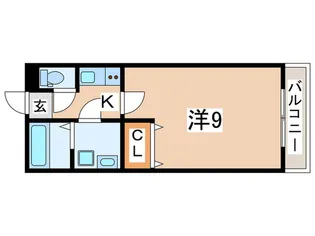 メゾンWO南七松【2階】の間取り
