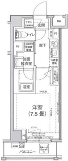 アイルルシェール錦糸町【2階】の間取り
